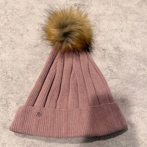 Lululemon Beanie with Faux Fur Pom